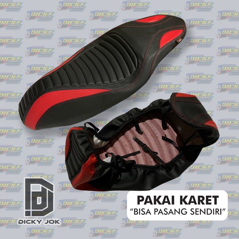 COVER JOK SEAT PELINDUNG JOK MOTOR (PAKAI KARET) MODEL LIPAN #YAMAHA NMAX AEROX #HONDA PCX VARIO SCOOPY.