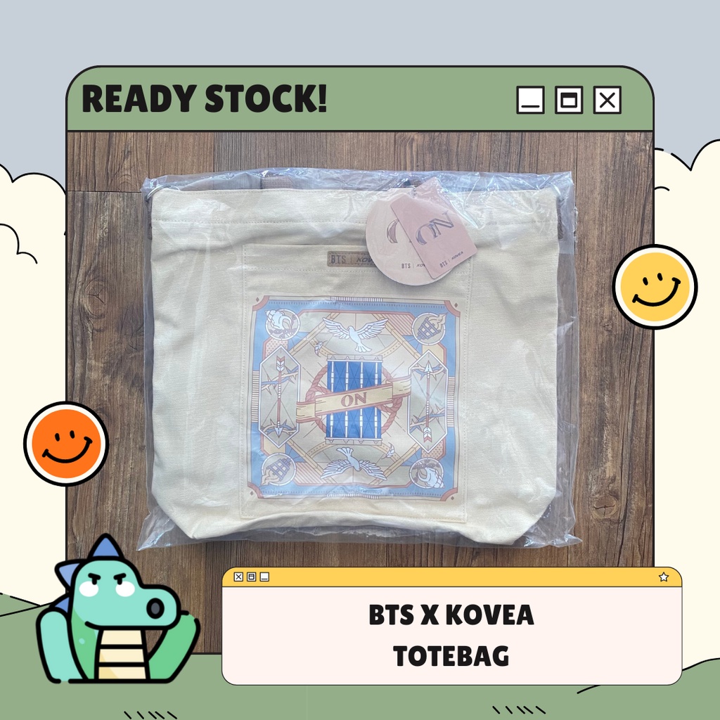 [READY STOCK] BTS x Kovea - Eco Bag Totebag