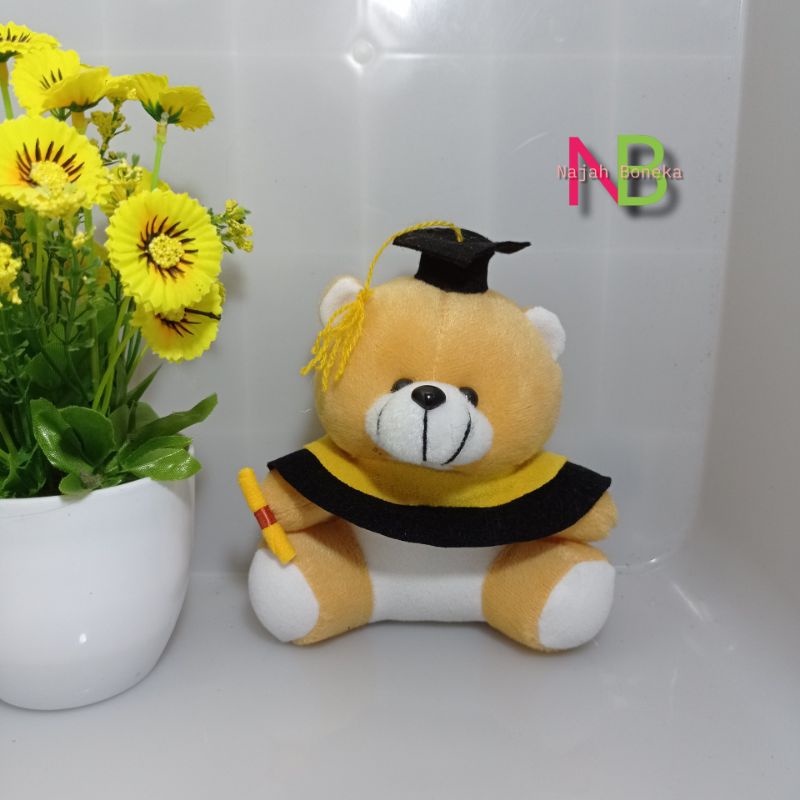 Boneka wisuda syal mini ukuran 15 cm kecil boneka wisuda boneka mini untuk buket boneka untuk wisuda boneka murah boneka piala