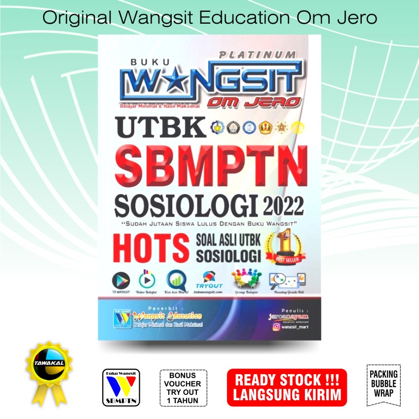 Buku Wangsit 2022 / Buku SBMPTN 2022 / Buku Geografi Platinum 2022 / Wangsit 2022 / SBMPTN 2022