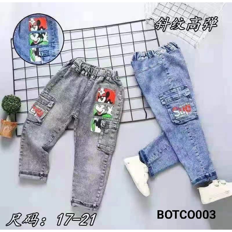 CELANA DENIM ANAK IMPORT MICKEY SUP