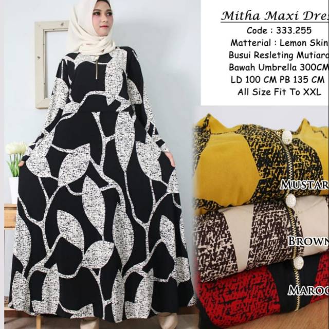 Mitha maxi dress umbrella