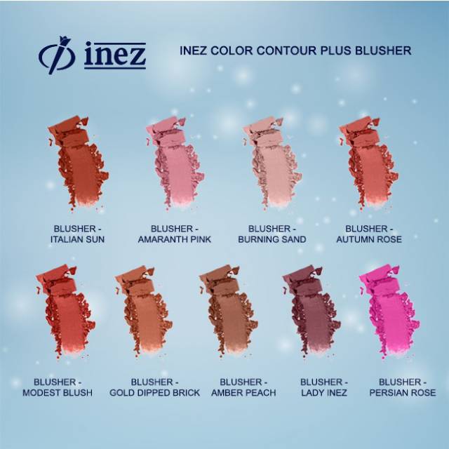 ❤️GROSIR❤️ INEZ Color Contour Plus Blusher