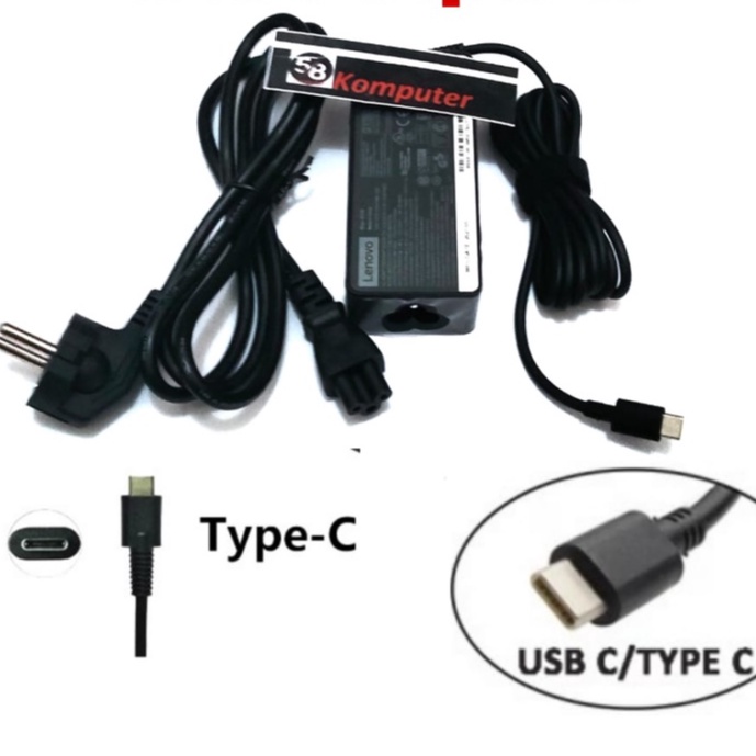 Charger Laptop Lenovo IdeaPad Yoga 720 730 730s s730 910 920 C630 C930 C940 20V 3.25A 65WType-C USB-C