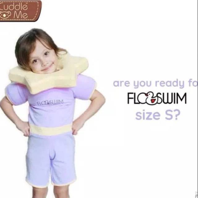 CUDDLEME Floswim S Baju Renang Pelampung Goswim Baby Swimsuit Neckring Baju Renang Bayi Anti Tenggelam