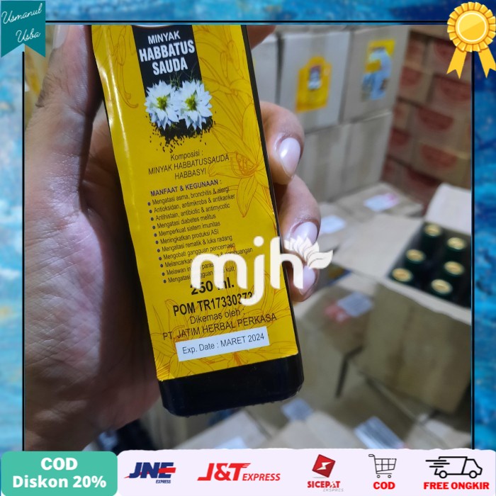 

◾COD◾ Minyak Habatusauda Oil Habasyi Rumman Habbatussauda Cair 250ml