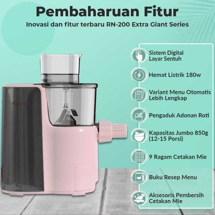 RB Noodle Maker RN-200 | Mesin Mie Otomatis Profesional