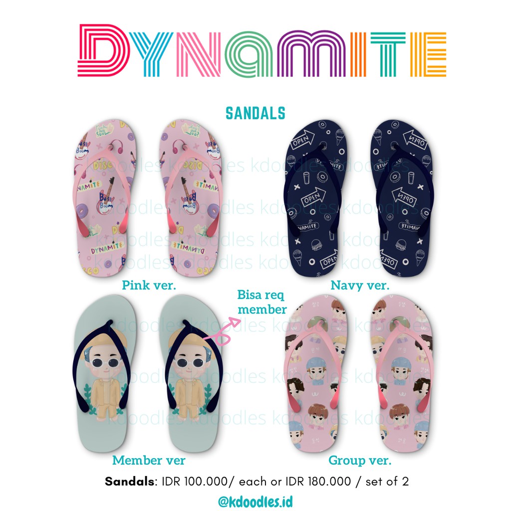 BTS - DYNAMITE Sandal