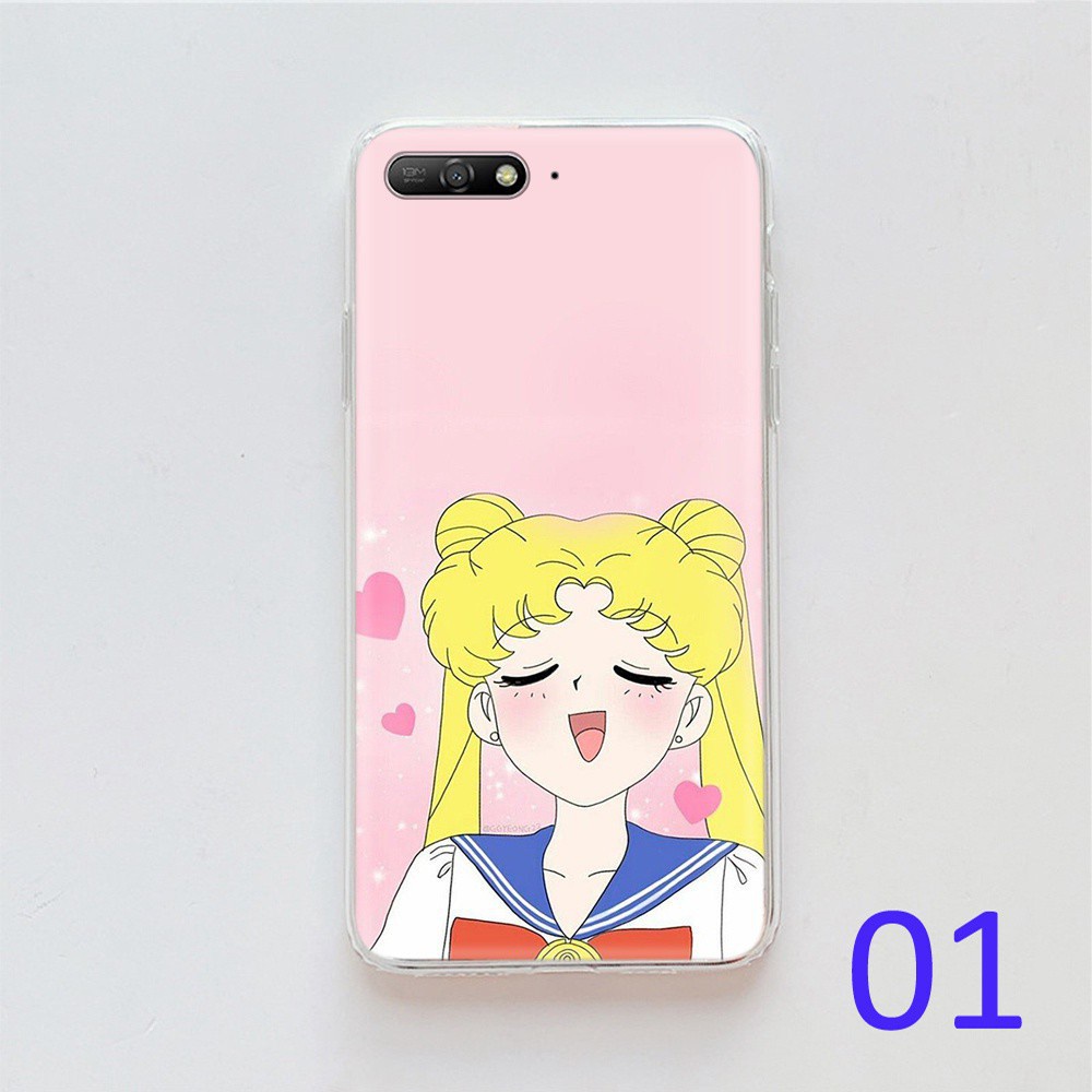 Soft Case Transparan Motif Sailor Moon Untuk Samsung S20 Fe A11 Ultra A21 A21S A31 A51 A71 M40S Plus-01