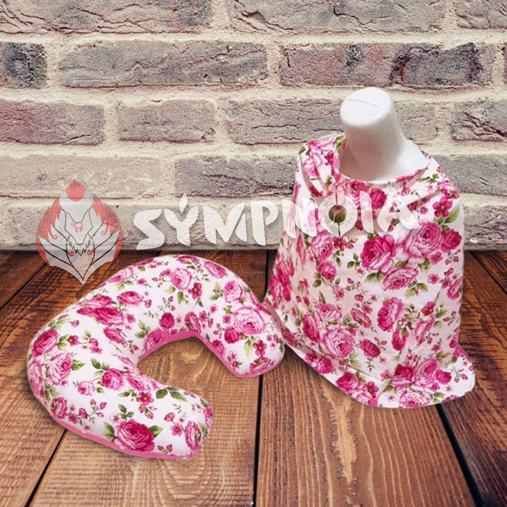 [NEW ARRIVAL} Perlengkapan Bayi Bantal Menyusui + Apron ( FREE POUCH APRON )