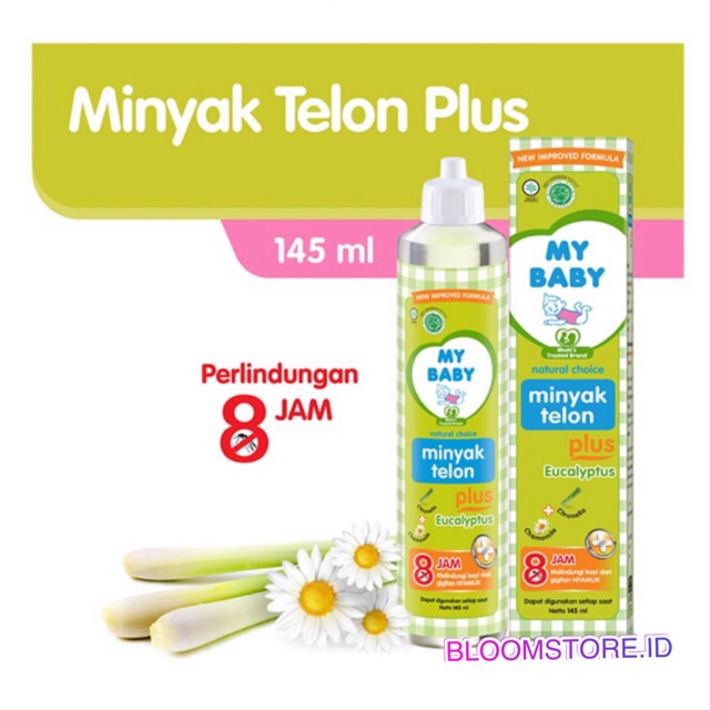 MY BABY Minyak Telon Oil Plus Eucalyptus 8Jam 8 jam Mybaby 90 150 ml 150ml Anti Nyamuk 90ml