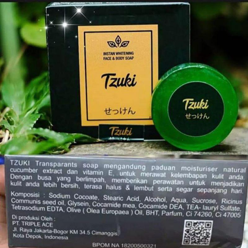 Tzuki Soap Whitening / Sabun Pemutih Tzuki Original