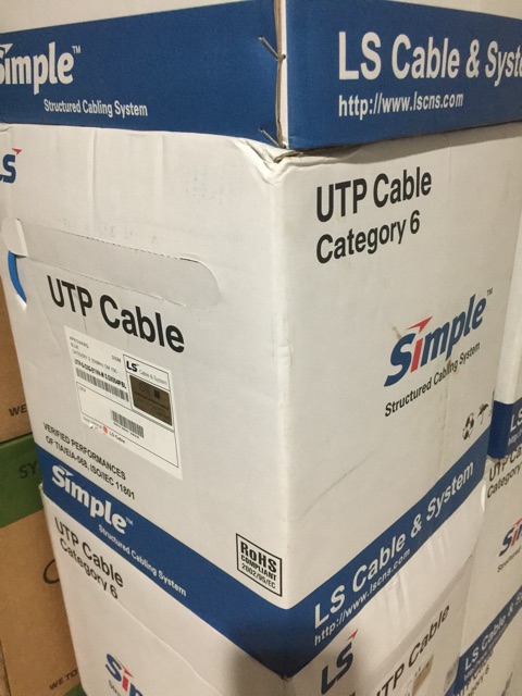 LS kabel LAN Simple UTP cat.6 Gigabit | cat6 jaringan Ethernet Cable ORIGINAL