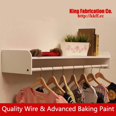 Rak serbaguna rak model Tempel Dinding Rak Dinding Gantungan Baju Rak BONEKA Baju Gantung Kayu Minim