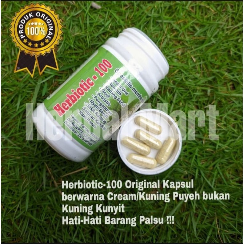 (Harga Grosir Lebih Murah) Herbiotic-100 Jaminan Original Bisa Dikembalikan Kalau Tidak ASLI