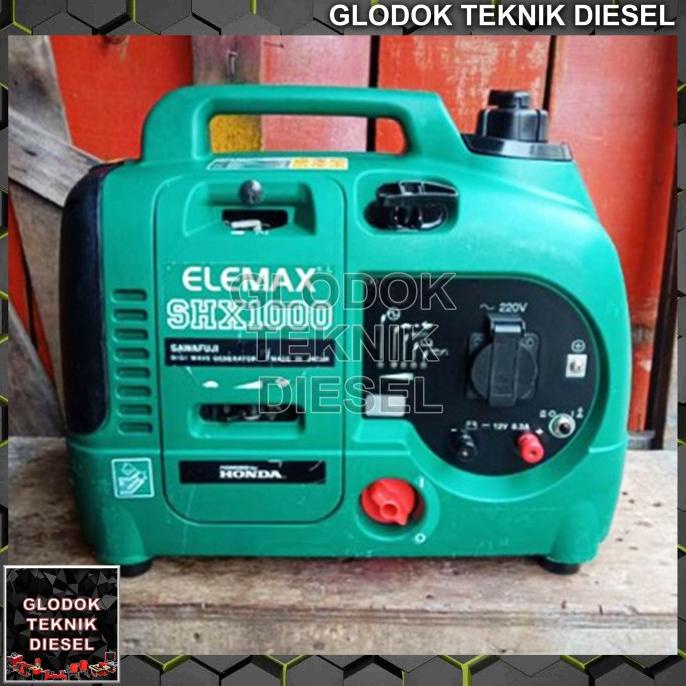 Elemax Honda Portable Generators Genset Inverter Shx 1000 1 Kva Ori
