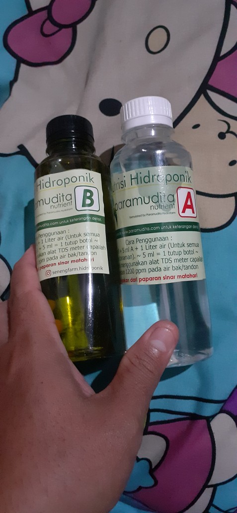 Nutrisi Sayuran Daun Hidroponik Ab Mix Paramudita 250ml Cair