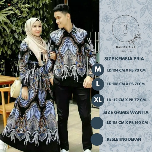 Maura Couple - Sania Ruffle Batik Couple Ori Ndoro Jowi Dnt Garansi Termurah Shopee -