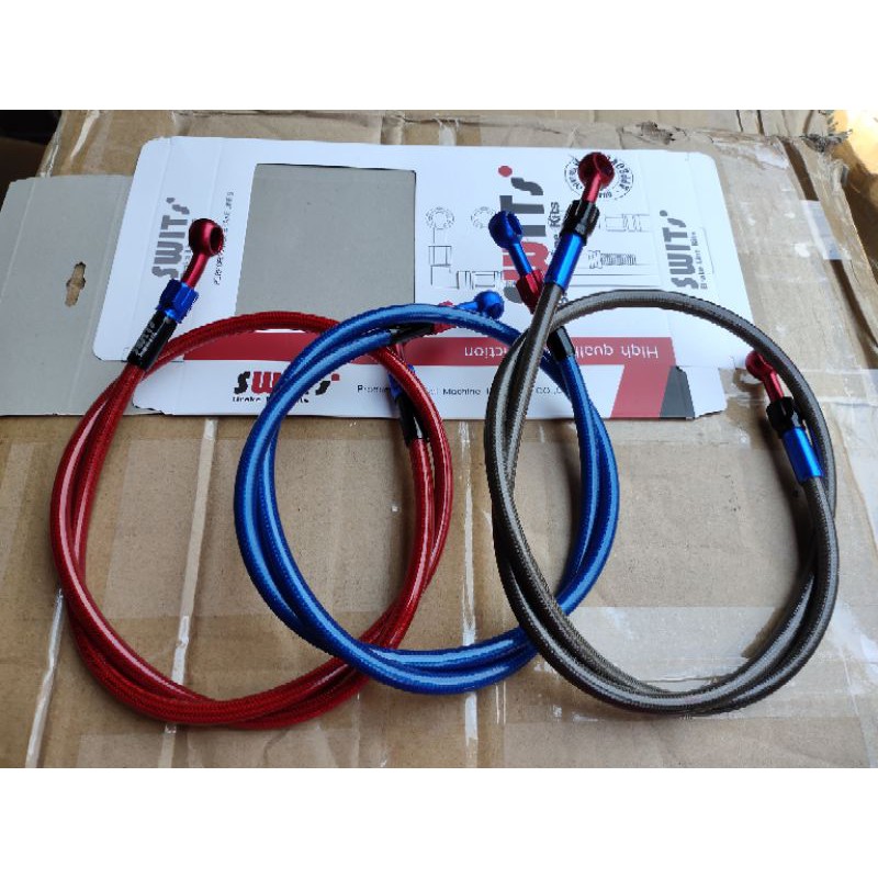 selang rem depan carbon swits 100cm universal