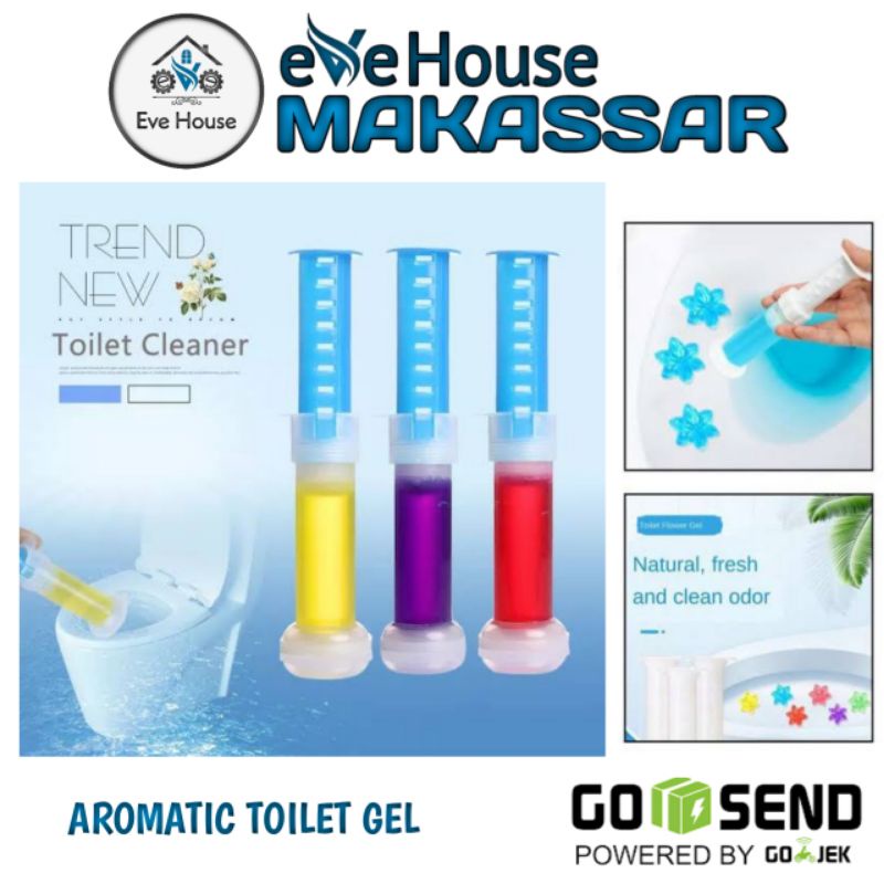 Makassar V121 Pengharum toilet pembersih wc kamar mandi Aromatic toilet gel toilet cleaner