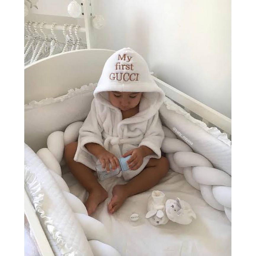 my first gucci bathrobe