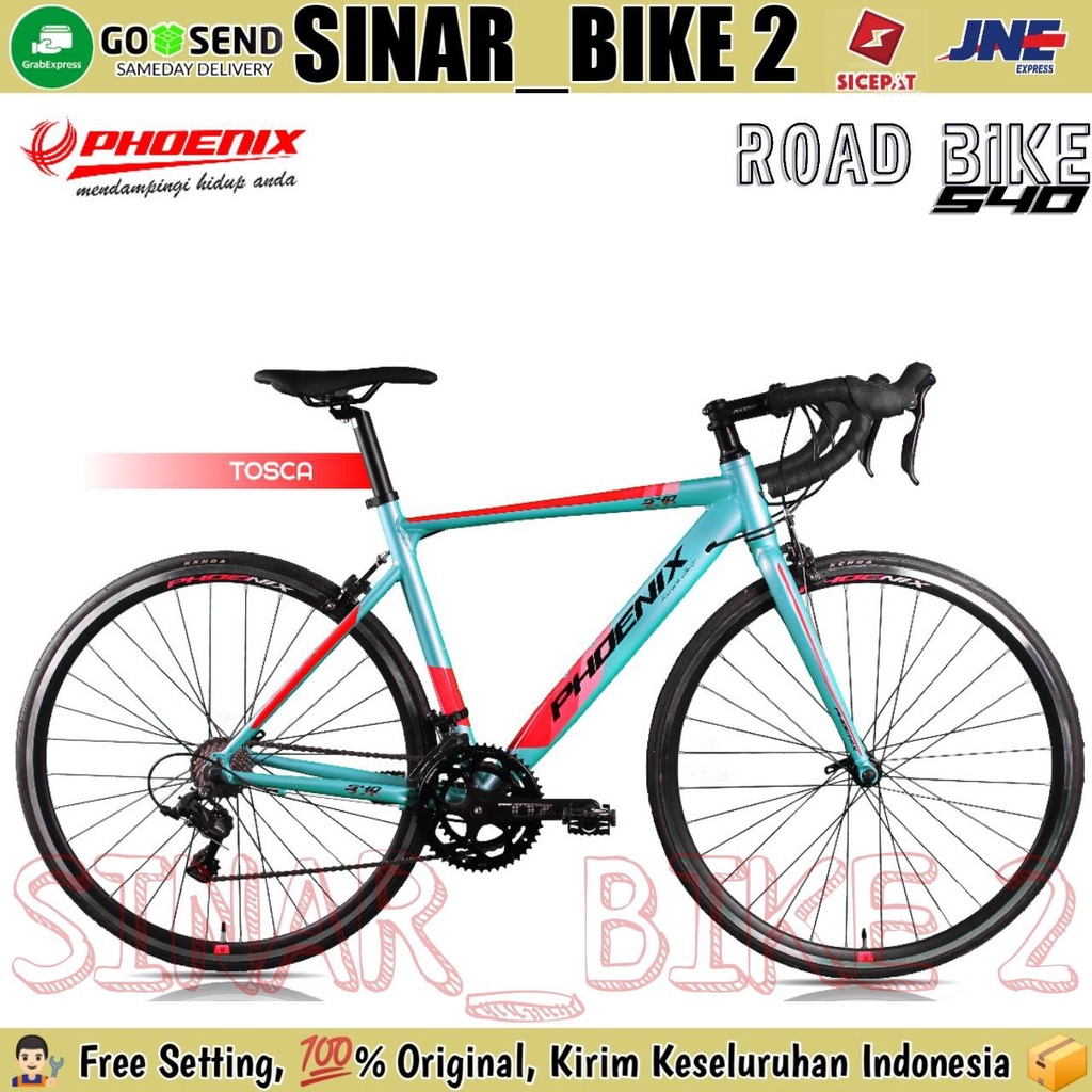 Sepeda Balap Roadbike PHOENIX 540 Frame Alloy 2X9 Speed