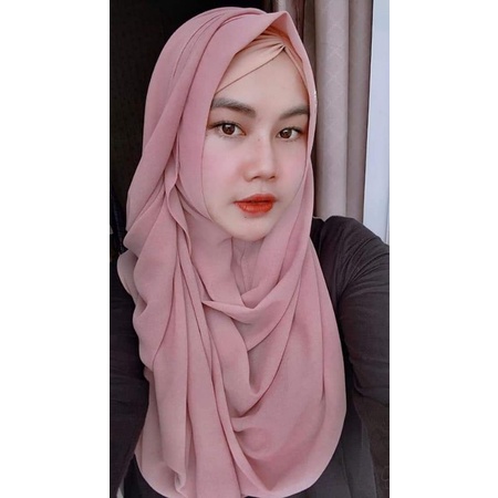 Jilbab Instan // PHRP // tiara Hijabers-NUDE PINK
