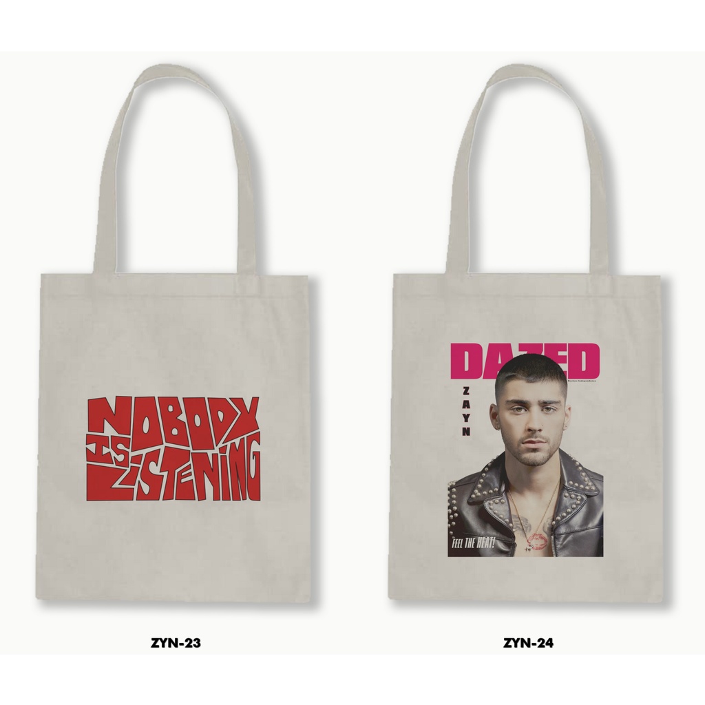 TOTE BAG BLACU - ZAYN MALIK .02