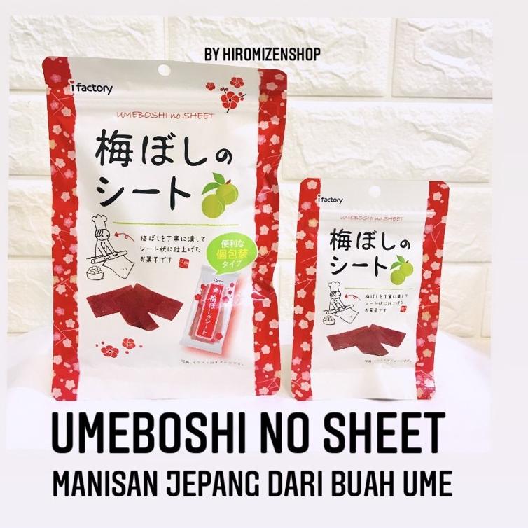 

[KODE MWMVJ] UMEBOSHI NO SHEET - MANISAN JEPANG 40g | 14g