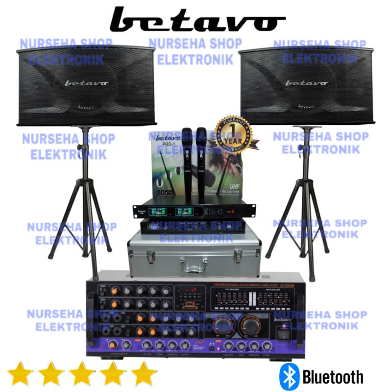 Jual Paket Speaker Karaoke Full Set Betavo Original Garansi Resmi