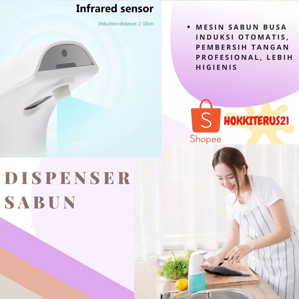 HOKKITERUS21 Dispenser Sabun Infrared