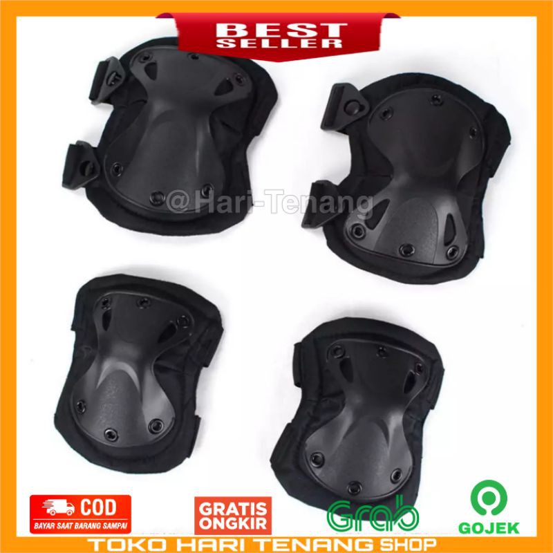 DEKER LUTUT DAN SIKU DEKER TACTICAL PERLINDUNGAN LUTUT