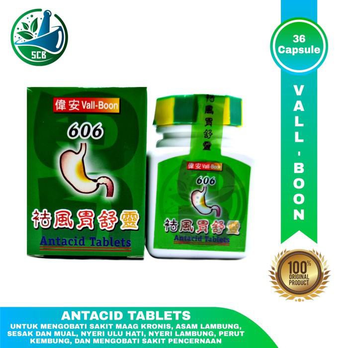 

Vall Boon 606 Antacid Tablets - Obat Maag, Nyeri & Asam Lambung Herbal
