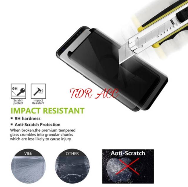 3D ANTI SPY FULL COVER - Tempered Glass Samsung S10 Note 10 Note 20 Note 20 Ultra S20 Ultra S21 Ultra Privacy Glass Full Cover