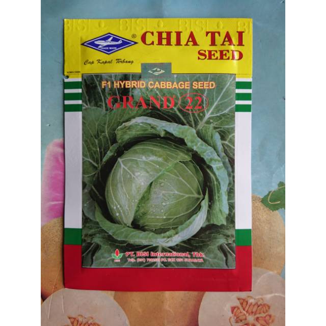 Benih Biji Bibit Kubis Dataran Rendah GRAND22 15gr