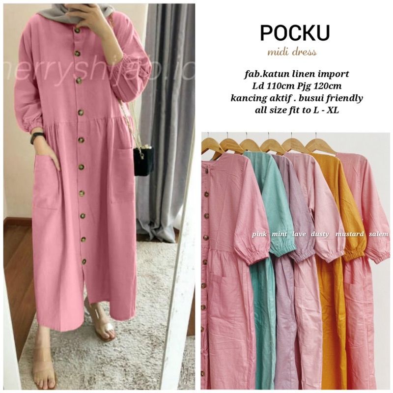 Pocku Midi dress midea