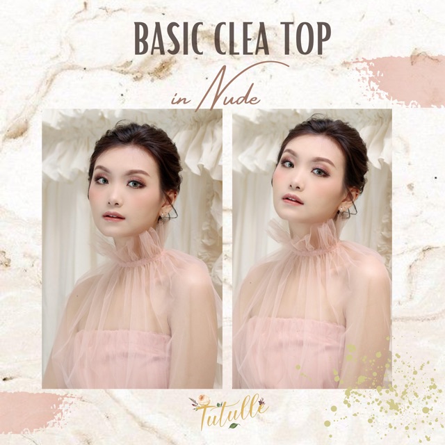 𝙏𝙪𝙩𝙪𝙡𝙡𝙚 Clea Top Ruffle Makeup