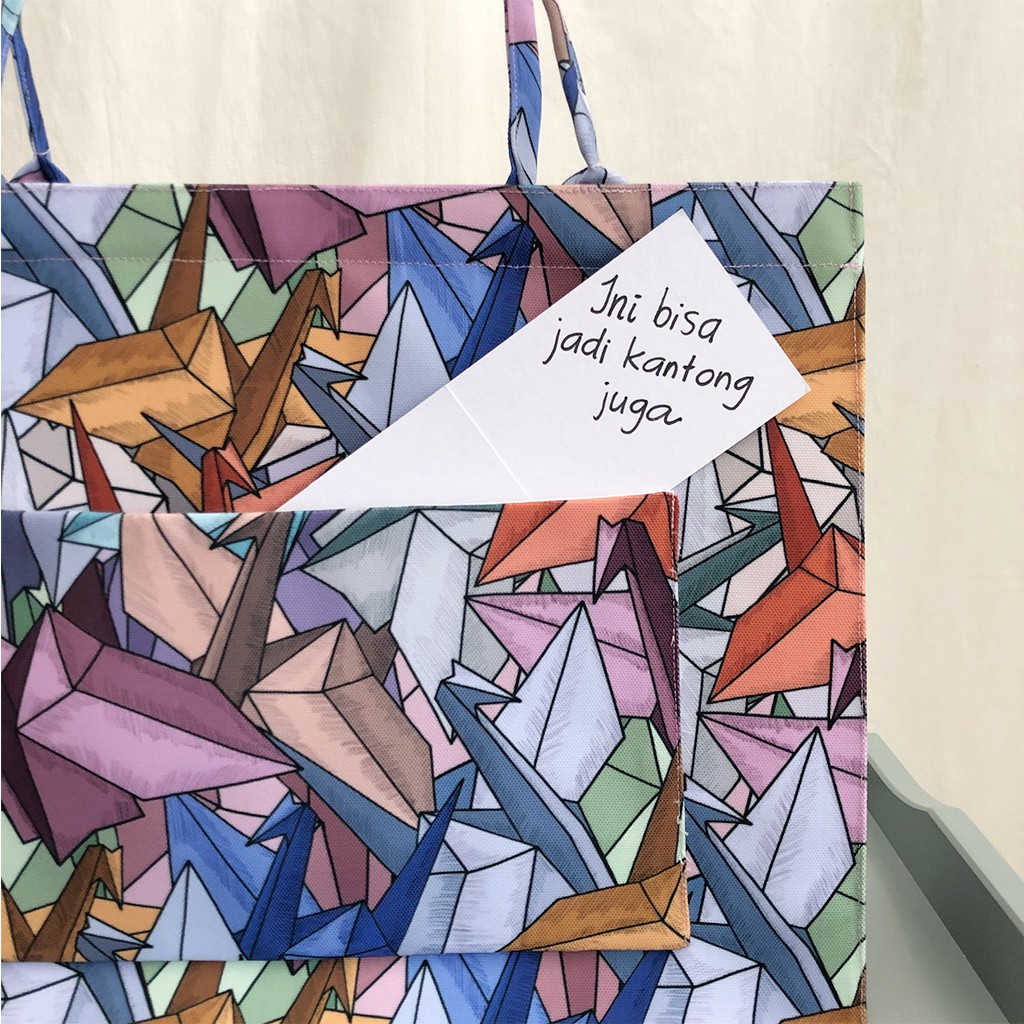 Toteyama - Tas Tote Traveller Medium - Origami