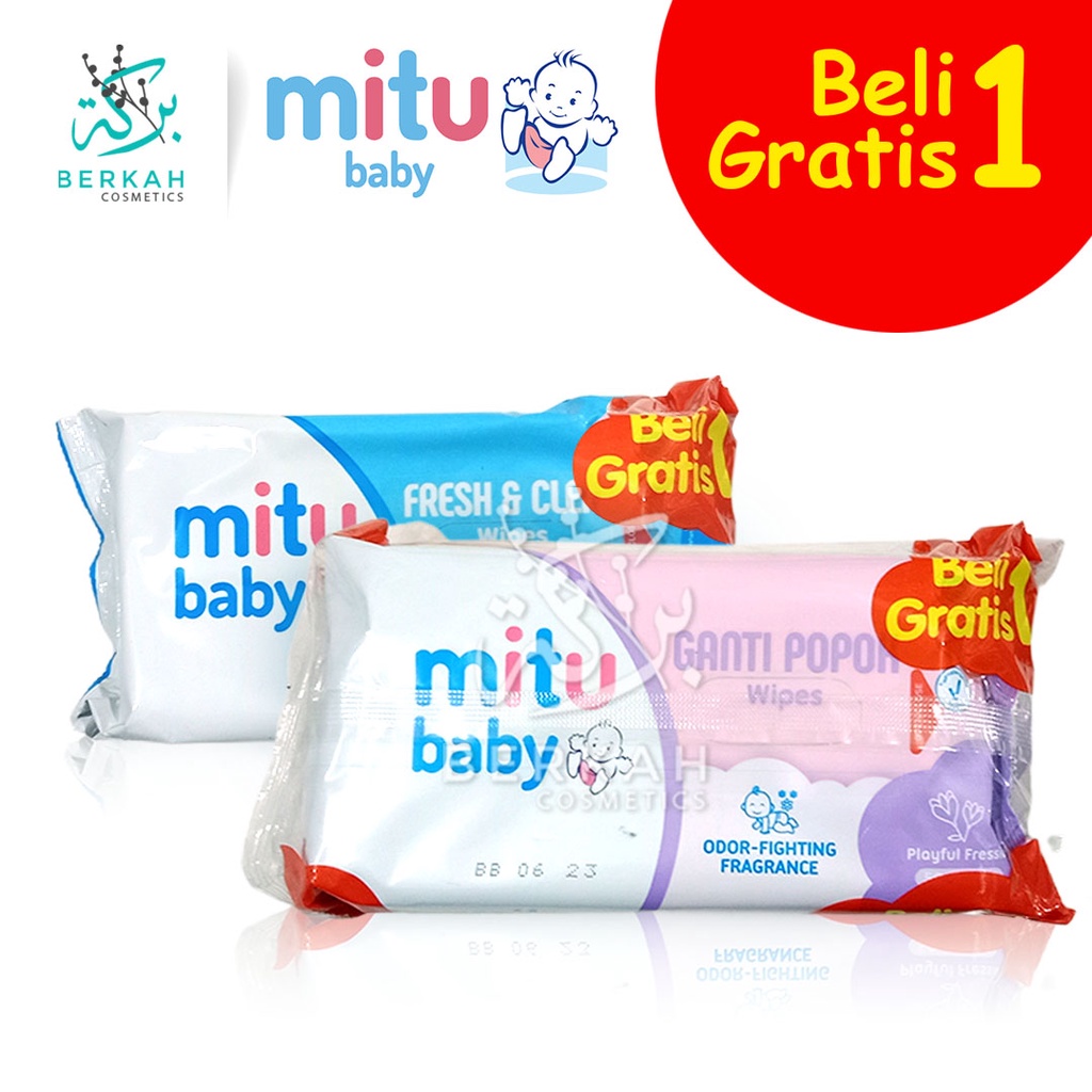 Mitu Baby Tisu Basah 50s Beli 1 Gratis 1