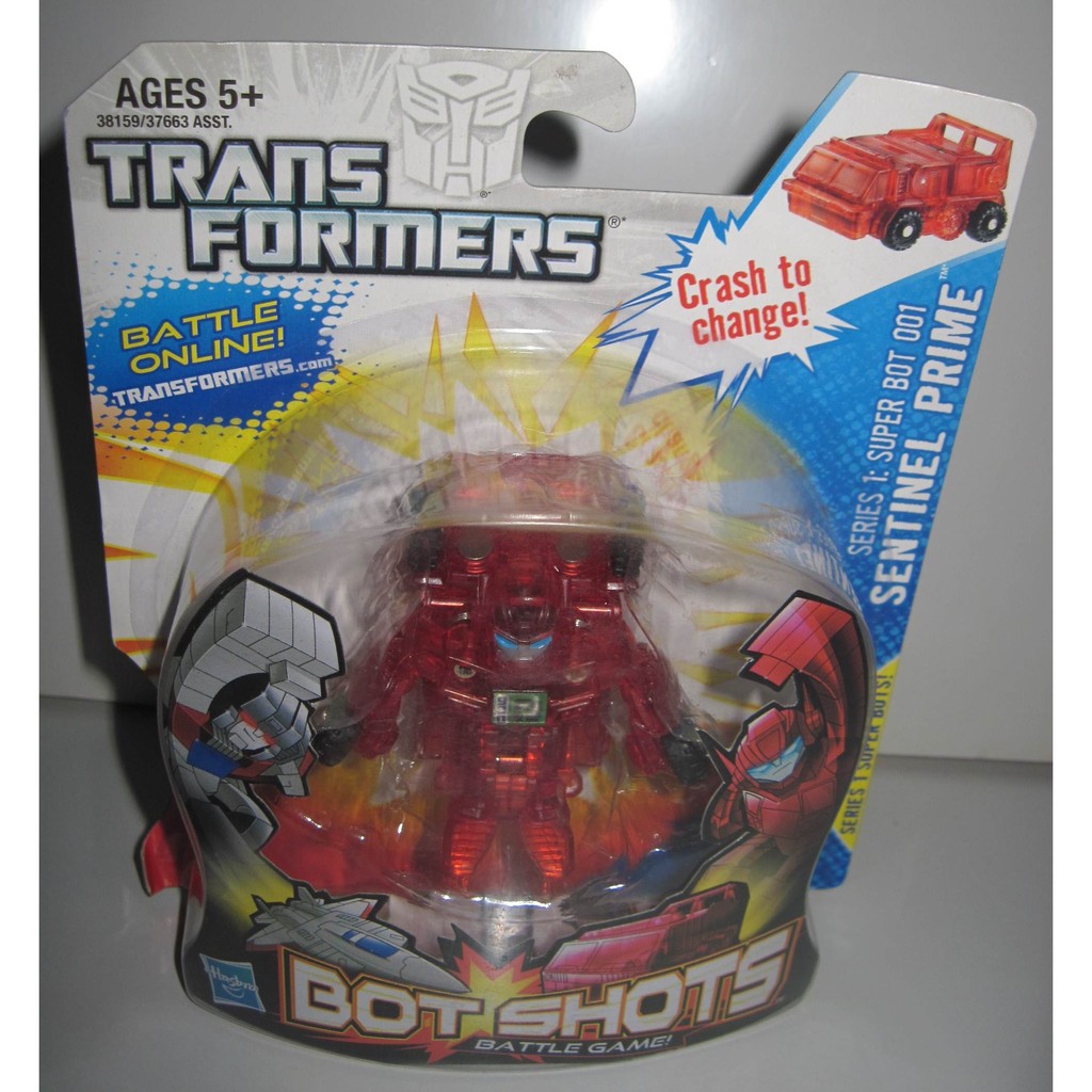 Action Figure Transformers Sentinel Prime Bot Shots Original Hasbro Secret