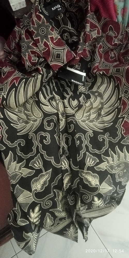 Maginot Kemeja Batik Pria Arjuna-ss Lengan Pendek