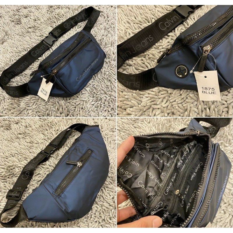 Waist Bag Calvin Klien With Port USB pria/wanita