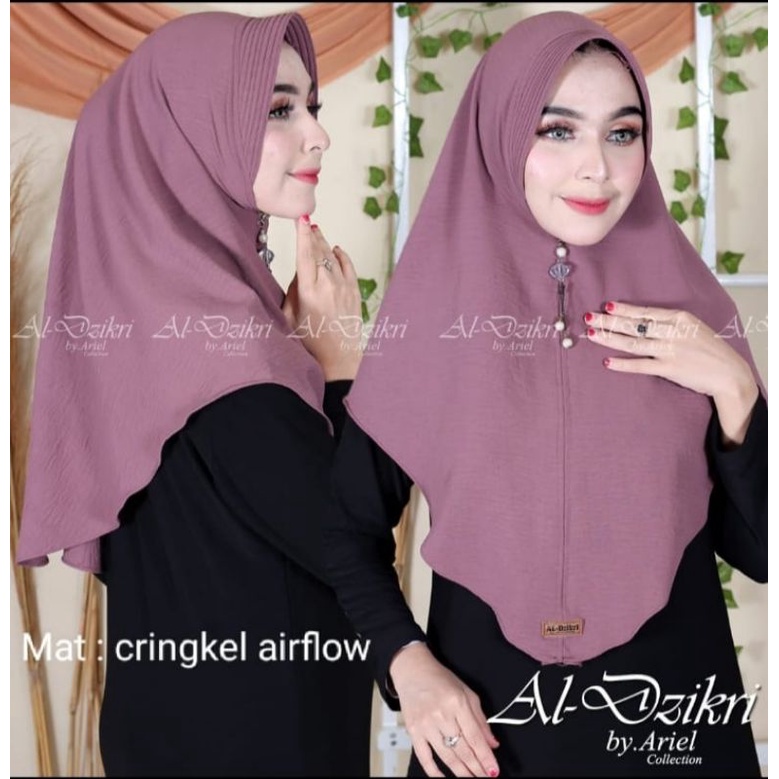 BERGO CRINKLE ORI AL-DZIKRI CANTIK KEKINIAN BEST SELLER TREND HIJAB 2022