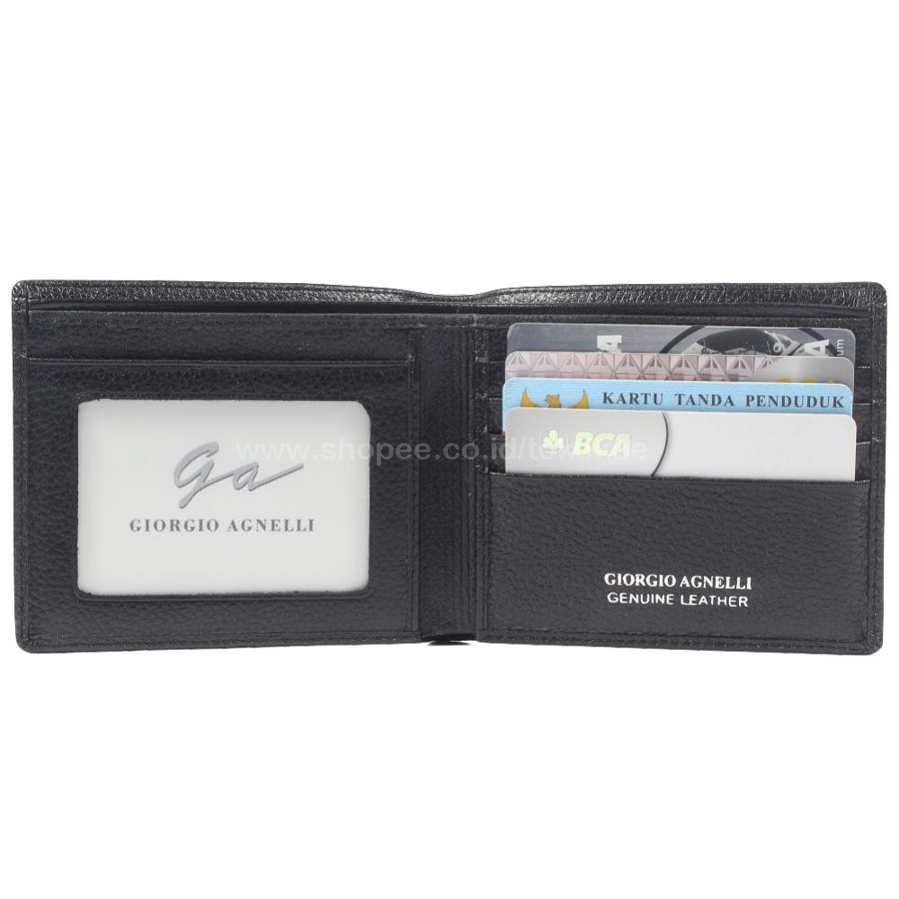 TOKOKOE - Dompet Kulit Pria Original Branded PROMO | Giorgio Agnelli MIL01 Black