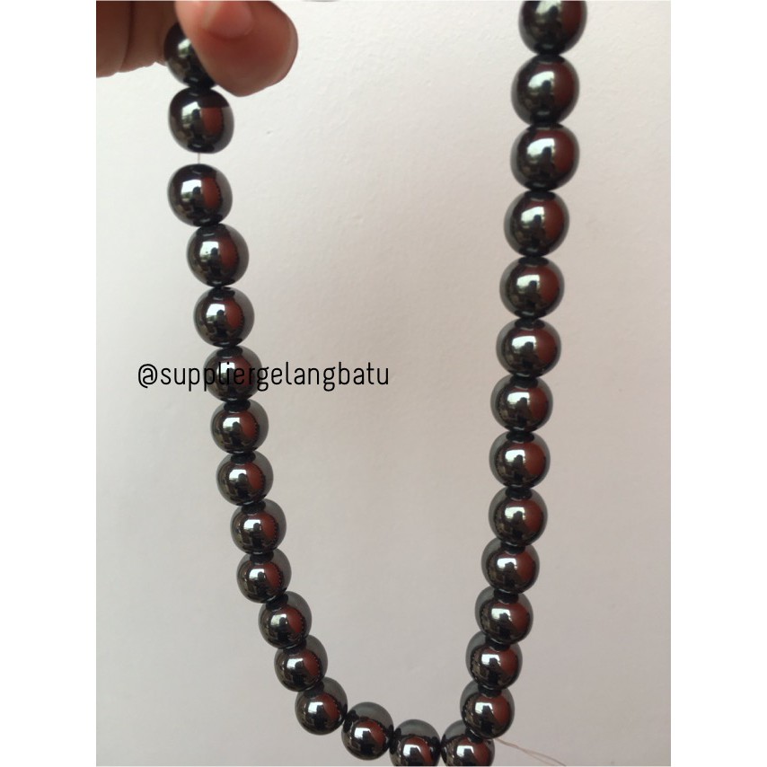 bahan brustin hematite badar besi 12mm blustin magnetic batu kesehatan pria wanita aksesoris craft