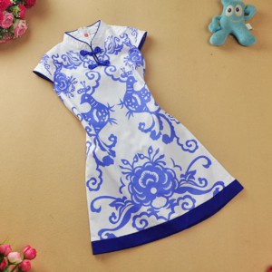 CHEONGSAM QIPAO ANAK UNTUK ACARA PESTA BATIK PREMIUM