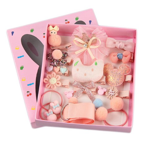 SAO - F521 Ikat Rambut 18 in 1 Fashion Wanita / Accesories Rambut Import / Jepit Rambut / Souvenir Aksesoris Rambut-3