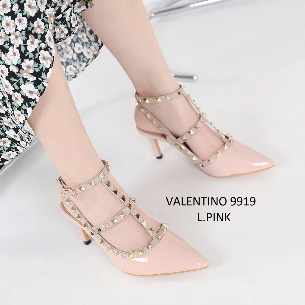 SEPATU HIGH HEELS SLINGBACK SHOES 9919