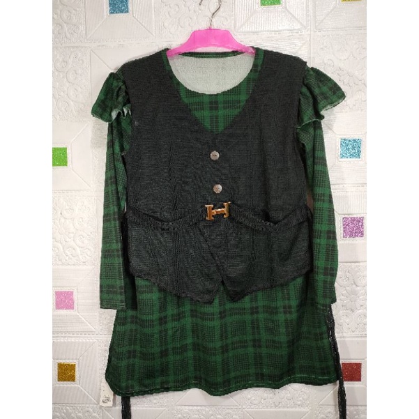 Tunik kotak voxy murah