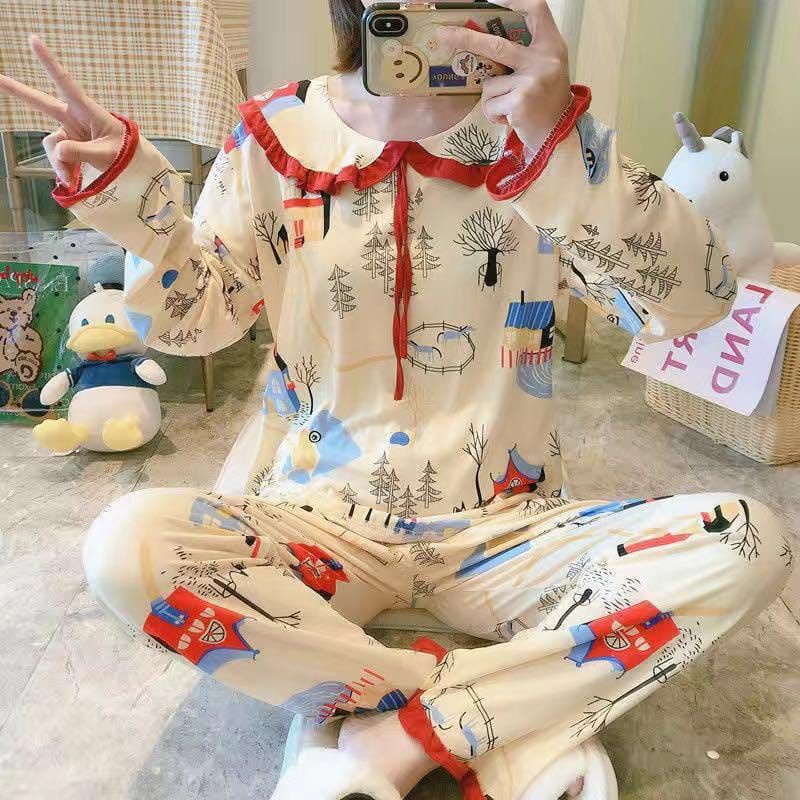 BAJU TIDUR WANITA DEWASA/PIYAMA RENDA PP/BAJU TIDUR IMPORT MURAH-pp renda merah